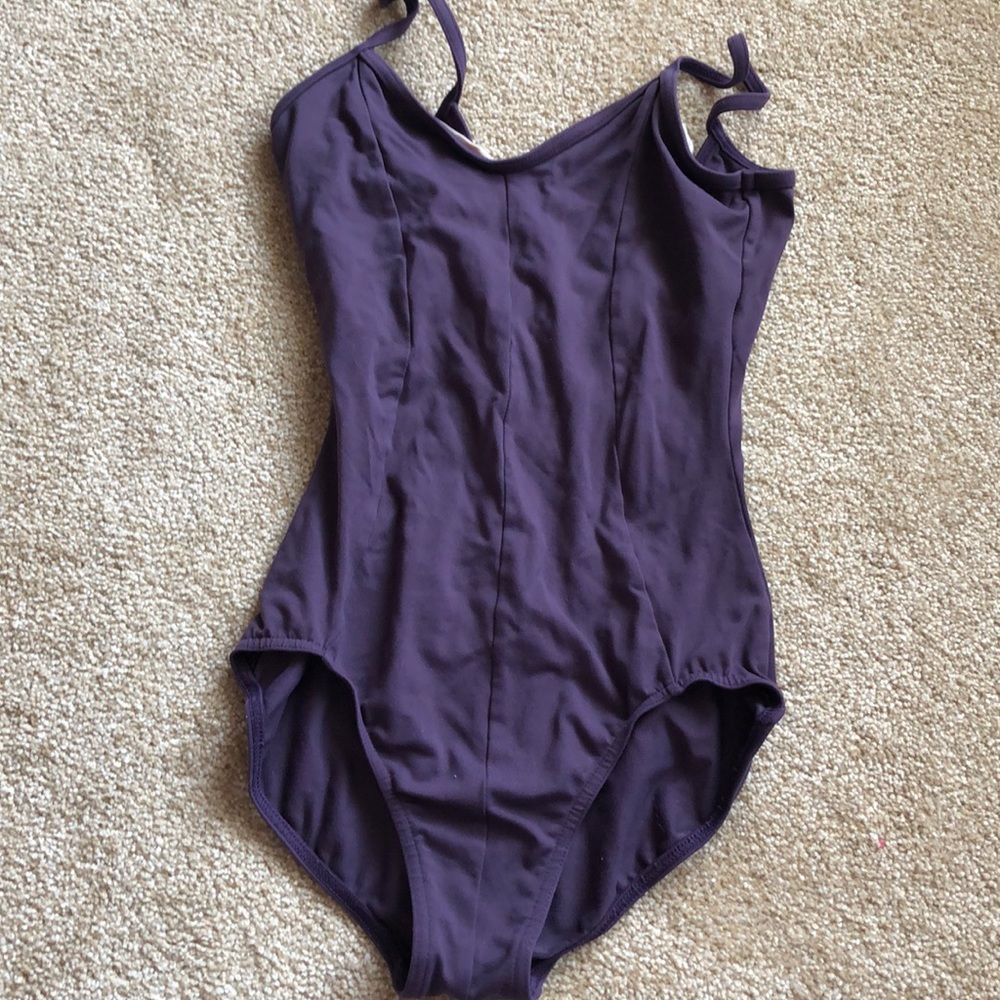 Eggplant Mirella leotard